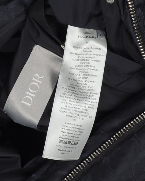 dior oblique monogram puffer